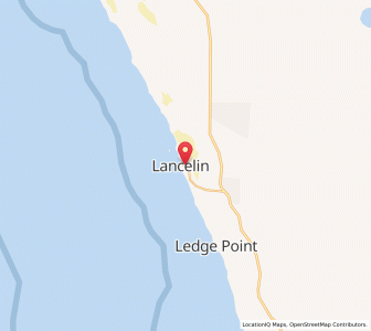 Map of Lancelin, Western Australia