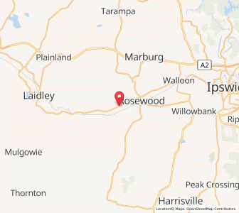 Map of Lanefield, Queensland