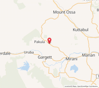 Map of Langdon, Queensland