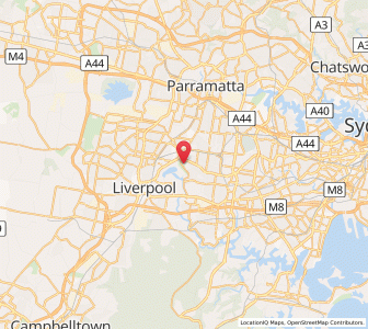 Map of Lansdowne, New South Wales