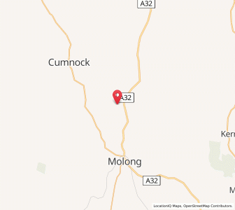 Map of Larras Lee, New South Wales