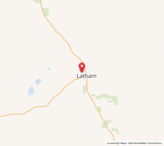 Map of Latham, Western Australia