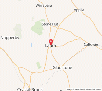 Map of Laura, South Australia