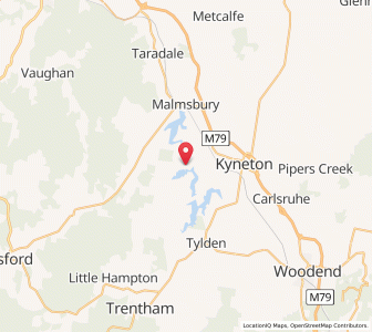 Map of Lauriston, VictoriaVictoria