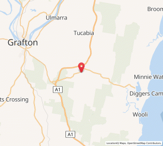 Map of Lavadia, New South Wales