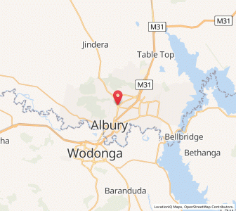 Map of Lavington, New South Wales