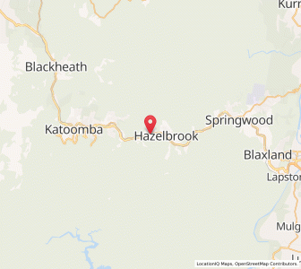 Map of Lawson, New South Wales