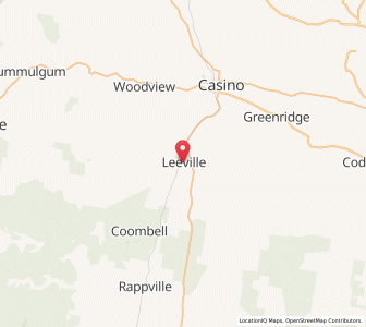 Map of Leeville, New South Wales