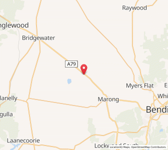 Map of Leichardt, VictoriaVictoria