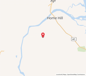 Map of Leichhardt Downs, Queensland