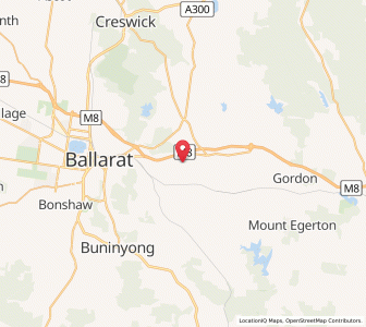 Map of Leigh Creek, VictoriaVictoria