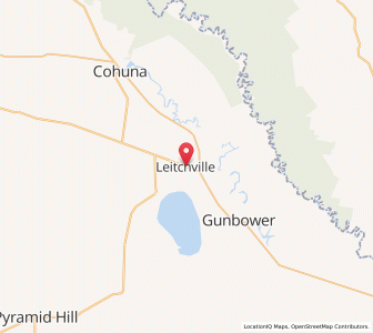 Map of Leitchville, VictoriaVictoria