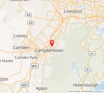 Map of Leumeah, New South Wales