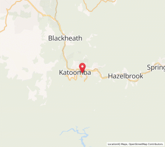 Map of Leura, New South Wales