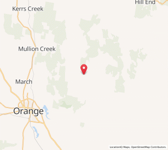 Map of Lewis Ponds Lower, New South Wales