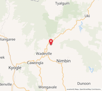 Map of Lillian Rock, New South Wales