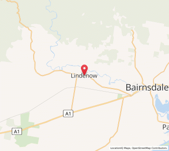 Map of Lindenow, VictoriaVictoria