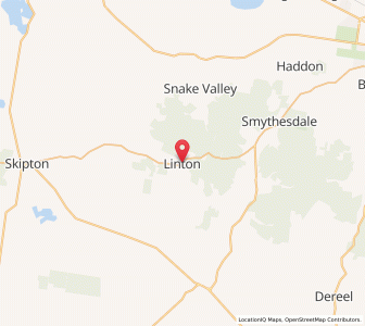 Map of Linton, VictoriaVictoria