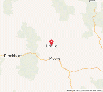 Map of Linville, Queensland