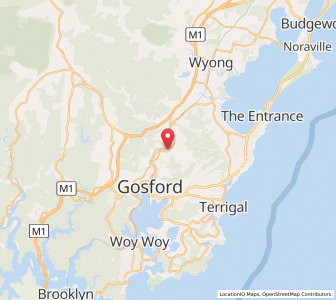 Map of Lisarow, New South Wales