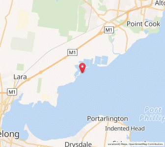 Map of Little River, VictoriaVictoria