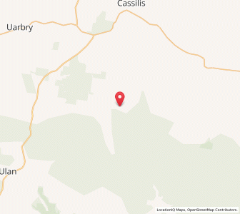 Map of Llundilla, New South Wales