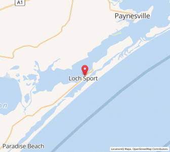 Map of Loch Sport, VictoriaVictoria