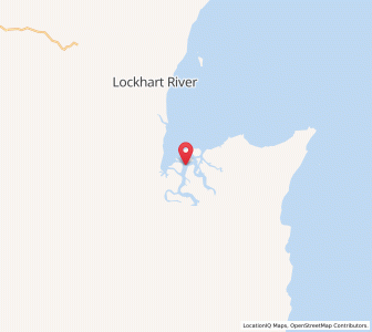 Map of Lockhart River, Queensland