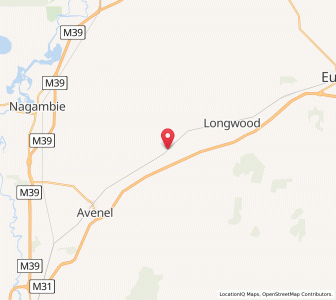 Map of Locksley, VictoriaVictoria