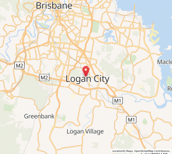 Map of Logan City, Queensland