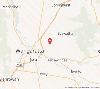 Map of Londrigan, VictoriaVictoria