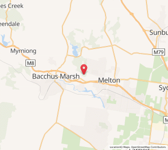 Map of Long Forest, VictoriaVictoria