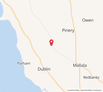 Map of Long Plains, South Australia