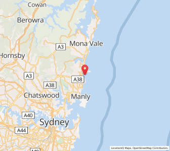 Map of Long Point, New South Wales