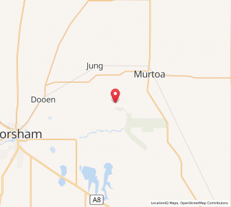 Map of Longerenong, VictoriaVictoria