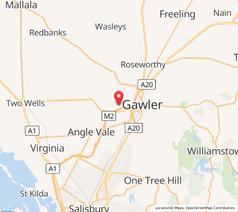 Map of Loos, South Australia