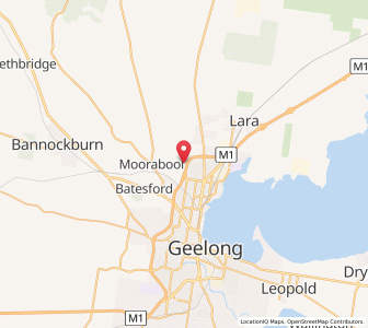 Map of Lovely Banks, VictoriaVictoria