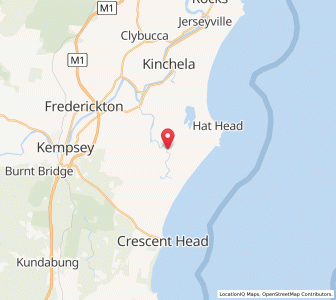 Map of Lower Belmore, New South Wales