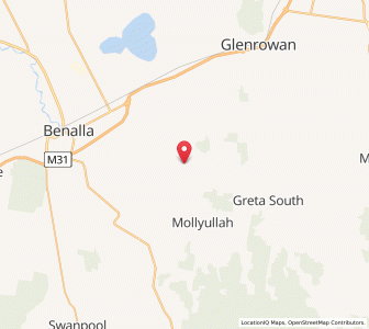 Map of Lurg, VictoriaVictoria