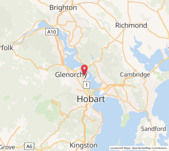 Map of Lutana, TasmaniaTasmania