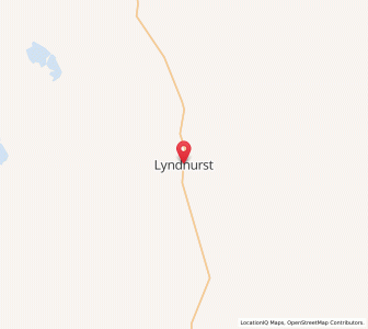 Map of Lyndhurst, South Australia