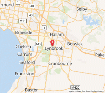 Map of Lyndhurst, VictoriaVictoria