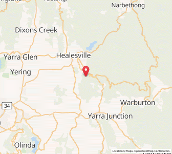 Map of Lyntors, VictoriaVictoria