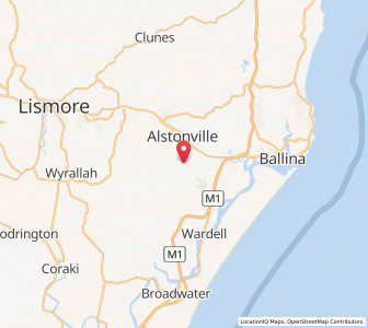 Map of Lynwood, New South Wales