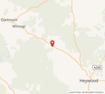 Map of Lyons, VictoriaVictoria