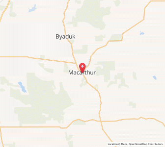 Map of Macarthur, VictoriaVictoria