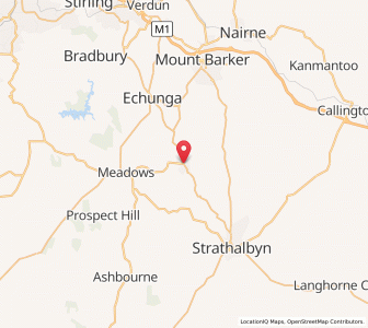 Map of Macclesfield, South Australia