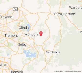 Map of Macclesfield, VictoriaVictoria