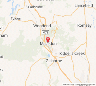 Map of Macedon, VictoriaVictoria