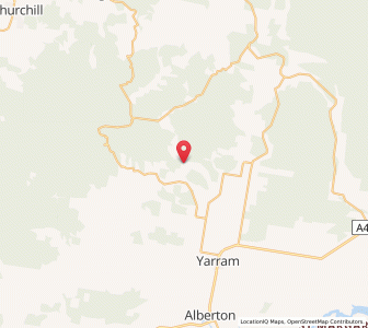 Map of Macks Creek, VictoriaVictoria